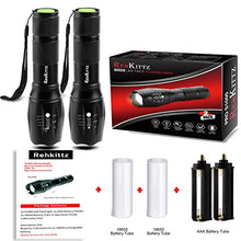 Carica l'immagine nel visualizzatore di Gallery, REHKITTZ Torcia Super Luminosa Portatile LED (2 Confezioni), 1000...