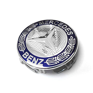 IGGY 4X Tappi Coprimozzo Mercedes da 75mm per Borchie Cerchi Lega - Classe A...