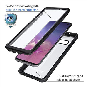 seacosmo Cover Samsung S10, 360 Gradi Rugged S10 Custodia Antiurto Nero - Ilgrandebazar