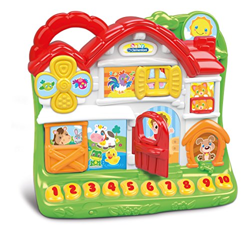 Clementoni- Baby L’Allegra Fattoria Cucù, 12-36 Mesi, Multicolore