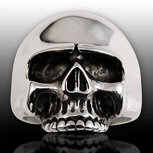 Fly Style Teschio Skull Anello Uomo di Acciaio Inox Keith Richards - Ilgrandebazar