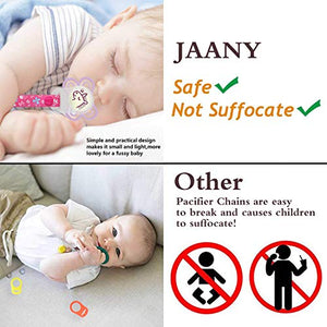 Clip per ciuccio e Silicone Pulsante Anello, Annhao Catenella Ciuccio Clip... - Ilgrandebazar