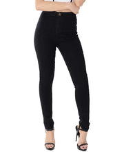 Carica l&#39;immagine nel visualizzatore di Gallery, EASTDAMO Pantaloni attillati con elastico e vita alta per donna Piccolo Nero - Ilgrandebazar