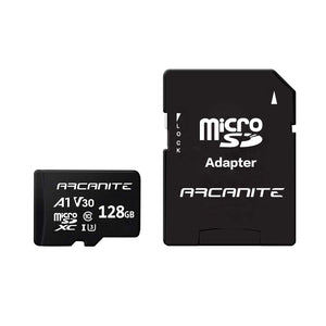 ARCANITE AKV30A1128 microSDXC - Scheda di memoria con adattatore SD, 128 GB - Ilgrandebazar
