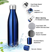 Carica l&#39;immagine nel visualizzatore di Gallery, king do way Termica Bottiglia d&#39;Acqua Sportive 500ml per Mantenere Caldo Blu