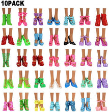 Carica l&#39;immagine nel visualizzatore di Gallery, Miunana 15 Pezzi = 5 PCS Fatti A Mano Principessa 5 Abiti + 10 Pcs Scarpe - Ilgrandebazar