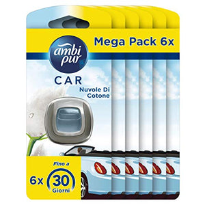 Ambi Pur Car Nuvole di Cotone Deodorante per Auto, Freschezza Naturale, Mega... - Ilgrandebazar