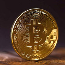 Carica l'immagine nel visualizzatore di Gallery, HOUSE CLOUD Moneta Fisica Bitcoin Color Oro . Vero Pezzo da Collezione Porta... - Ilgrandebazar