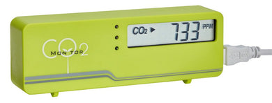 Monitoraggio TFA Dostmann AirControl Mini CO2 Meter 31.5006 Air verde