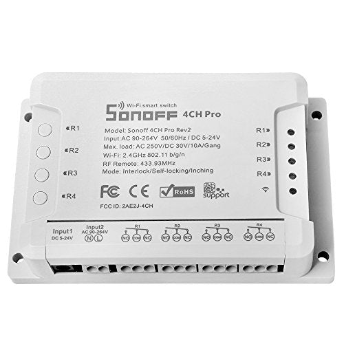 4CH Pro R2 WiFi Interruttore Intelligente Wireless 4 Gang PRO
