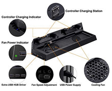Carica l'immagine nel visualizzatore di Gallery, [PS4 PRO/SLIM / Classico] KingTop Doppia Stazione Ricarica Controller con...