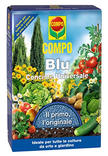 Compo Blu, Concime Granulare Universale, Fertilizzante Per Tutte Le Colture Da Orto E Giardino, 1 Kg, 18 x 2.5 x 20 Cm