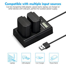 Carica l&#39;immagine nel visualizzatore di Gallery, NP-FZ100 - Batteria Powerextra aggiornata, confezione da 2 batterie di...