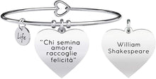 Carica l'immagine nel visualizzatore di Gallery, Bracciale Kidult"Chi semina amore raccoglie felicità. - Shakespeare -Ref. 731270