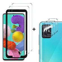 Carica l&#39;immagine nel visualizzatore di Gallery, MSOVA Vetro Temperato per Samsung Galaxy A51 Pellicola+Proteggi Lenti per... - Ilgrandebazar