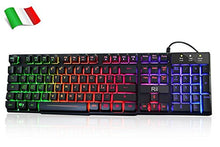 Carica l'immagine nel visualizzatore di Gallery, Rii Gaming RK100+ (Layout Italiano) - Tastiera (5 colori arcobaleno)