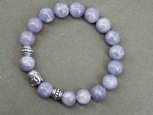 Carica l&#39;immagine nel visualizzatore di Gallery, Zen braccialetto etnico Thurcolas con perle di quarzo blu e perline Buddha... - Ilgrandebazar