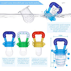 Faburo Ciuccio per Frutta, Clip, Cucchiai l'alimentazione del... - Ilgrandebazar