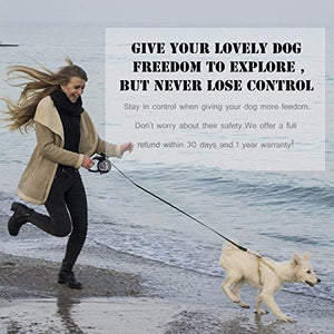 Guinzaglio per Cani, Cani Retrattile 8M con Grigio mimetico.