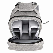 Carica l&#39;immagine nel visualizzatore di Gallery, Bodyguard Borsa per fotocamera DSLR 2in1 e zaino fotografico SLR 2in1, Grigio
