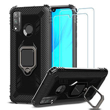 Carica l'immagine nel visualizzatore di Gallery, IMBZBK Compatibile con Cover Huawei P Smart 2020,【2 Pezzi】 Vetro Nero