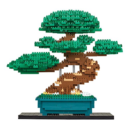Nanoblock- NB039 Bonsai Matsu Giocattolo, Multicolore - Ilgrandebazar