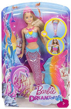 Carica l&#39;immagine nel visualizzatore di Gallery, Barbie Sirena Arcobaleno con Capelli Biondi, Luci Colorate, Si Attiva Sott&#39;Acqua,DHC40, Esclusivo Amazon