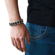 Carica l&#39;immagine nel visualizzatore di Gallery, COOLSTEELANDBEYOND Alta qualità - Braccialetto Catenina di Bicicletta - 01 - Ilgrandebazar