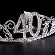 Carica l&#39;immagine nel visualizzatore di Gallery, Rhinestone di cristallo Tiara compleanno Princess Crowns Pettini per... - Ilgrandebazar