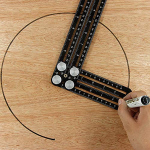 ALLOMN Righello di Misurazione Multi-angolo, Modello Angolazione...