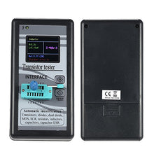 Carica l&#39;immagine nel visualizzatore di Gallery, KKmoon Multi-funzionale Tester Transistor 128 * 160 TFT Display a grigio - Ilgrandebazar