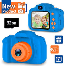 Carica l'immagine nel visualizzatore di Gallery, Regali per ragazze di 3-8 anni Joy-Fun Macchina Fotografica Blu Marino