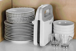 Ariete Tostiera Breakfast 1961, Piastra Elettrica per Toast, Piastra per Panini e Sandwich, Piastre Fisse Grill con Rivestimento Antiaderente, Conservazione Verticale, 750W, Bianco