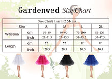 Carica l'immagine nel visualizzatore di Gallery, Gardenwed Annata 1950s Donna Sottogonne al Ginocchio Retro Petticoats L, Pink