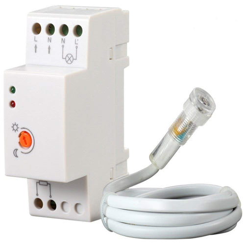 Interruttore Crepuscolare DIN 3000W Maclean MCE83 - Ilgrandebazar