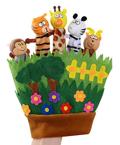 Happy Cherry - Giocattoli Marionette a Guanto a Mano Cartoon Animali - Ilgrandebazar