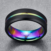 Carica l&#39;immagine nel visualizzatore di Gallery, NUNCAD Anello Uomo/Donna/Unisex in Tungsteno Souvenir/Anniversario/Promessa... - Ilgrandebazar
