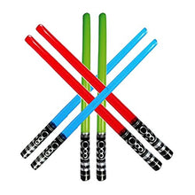 Carica l&#39;immagine nel visualizzatore di Gallery, Yojoloin 6PCS Gonfiabile Star War Light Saber Sword Stick Balloons per i... - Ilgrandebazar