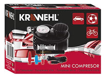 Carica l&#39;immagine nel visualizzatore di Gallery, KRAWEHL Mini compressore d&#39;aria - portatile- 12V DC - 250 psi -12V/80W Ref.... - Ilgrandebazar