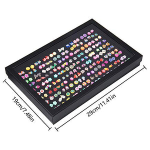Remebe Orecchini Ragazza Ipoallergenico, 100 Paia Colorati Fatti a...