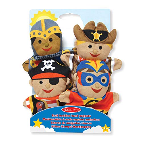 Melissa & Doug- Bold Buddies Burattini a Guanto, Multicolore, 9087 Multicolore - Ilgrandebazar