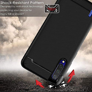 Ferilinso Cover per Xiaomi Mi 9 Lite, Custodia Protettiva Antiurto Nero