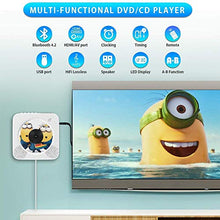Carica l&#39;immagine nel visualizzatore di Gallery, Lettore CD/DVD portatile, lettore musicale Bluetooth con montaggio a...