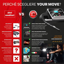 Carica l&#39;immagine nel visualizzatore di Gallery, Tapis ROULANT Elettrico Pieghevole Bluetooth (1800 W / 2,5HP Picco), App...
