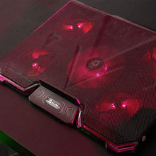 Carica l&#39;immagine nel visualizzatore di Gallery, KLIM™ Cyclone - Base di Raffreddamento PC Portatile + Laptop Stand con Rosso
