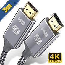 Carica l'immagine nel visualizzatore di Gallery, Cavo HDMI 4k Ultra HD [3m],Cavo 2.0 alta velocità Supporta Ethernet 3m