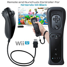 Carica l&#39;immagine nel visualizzatore di Gallery, Tanouve Controller Wii Motion Plus, 2 In 1 Nunchuck Costruito Nero - Ilgrandebazar