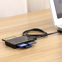 Carica l'immagine nel visualizzatore di Gallery, zedela USB 3.0 Super Speed Multi Card Reader 7 in 1, Lettore DKQ-All-USB