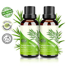 Carica l'immagine nel visualizzatore di Gallery, Tea Tree Oil Puro 100% Olio Essenziale Tea Tree 2 PACK - Olio di Acne Olio Essenziale di Albero del Tè Naturale Anti Acne e Brufoli Aromaterapia 30ML