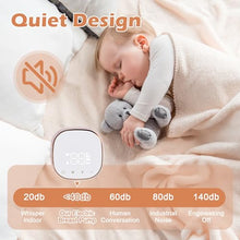 Carica l&#39;immagine nel visualizzatore di Gallery, Tiralatte elettrico, Tiralatte Portatile Doppio Ricaricabile con 3 Modalità 9 Livelli, Senza BPA, con Touchscreen Sensibile LED, Massaggio e Funzione Suck, Tiralatte da Viaggio Ricaricabile